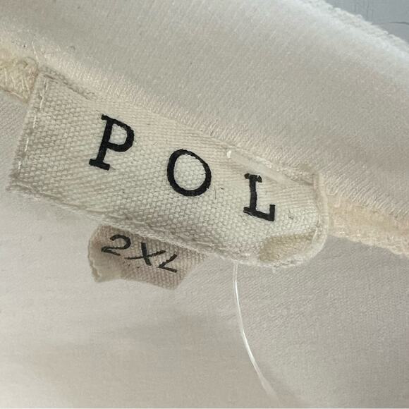 POL Tie Dye Dolman Sleeve Top Boxy Soft Knit V-Neck NWT sz 2XL - Picture 5 of 8